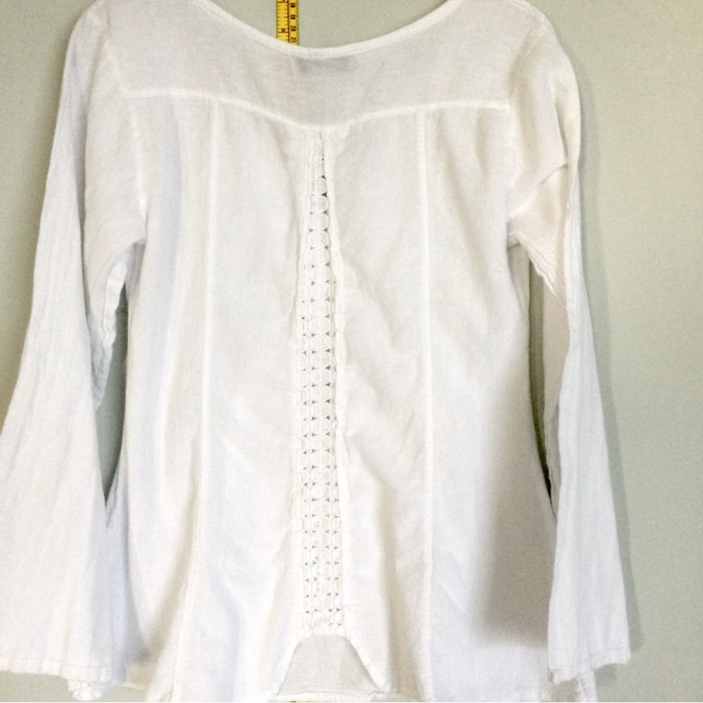 Boho White Women's Tunic Medium
